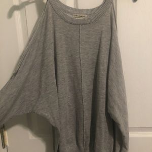 Off-the-shoulder sweater